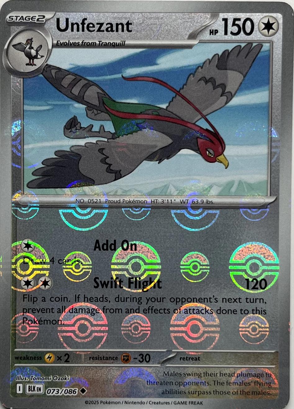 Unfezant [Poke Ball]