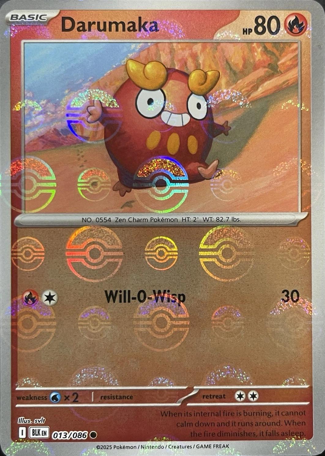 Darumaka [Poke Ball]