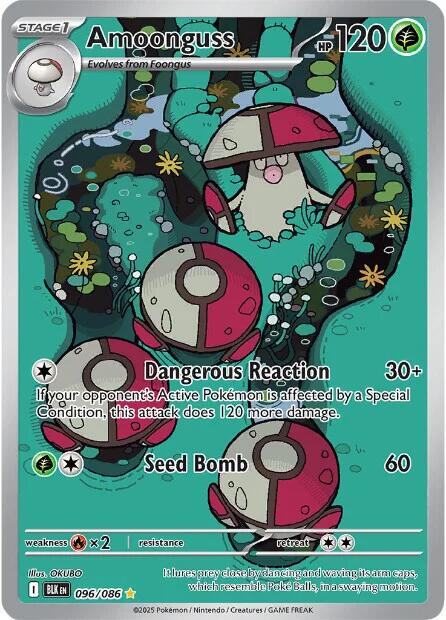 Amoonguss - 096/086 - Illustration Rare - Black Bolt
