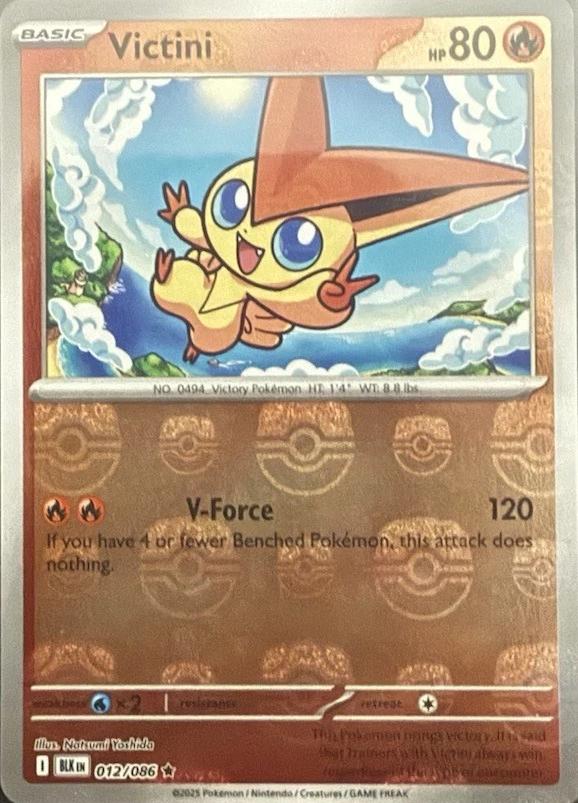 Black Bolt Victini [Master Ball]