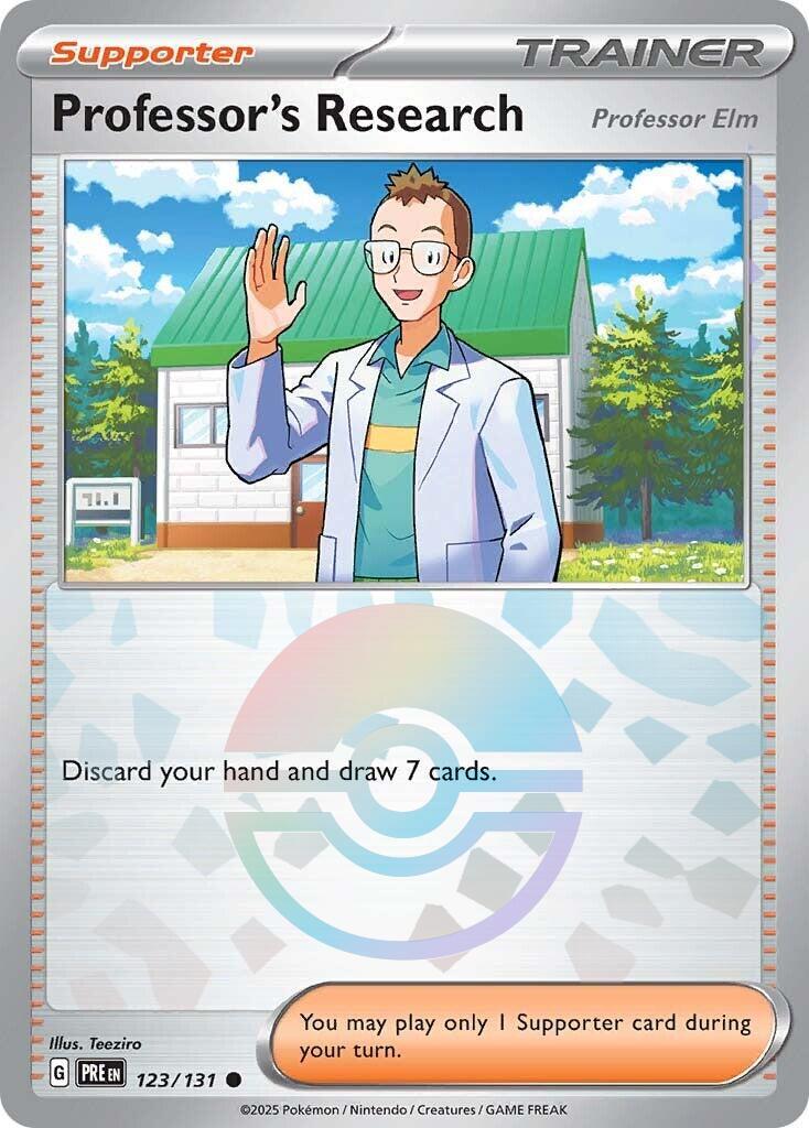 Professor's Research: Professor Elm [Poke Ball]