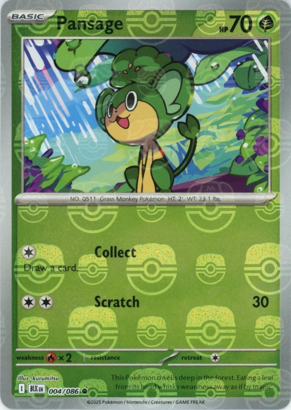 Pansage [Master Ball]