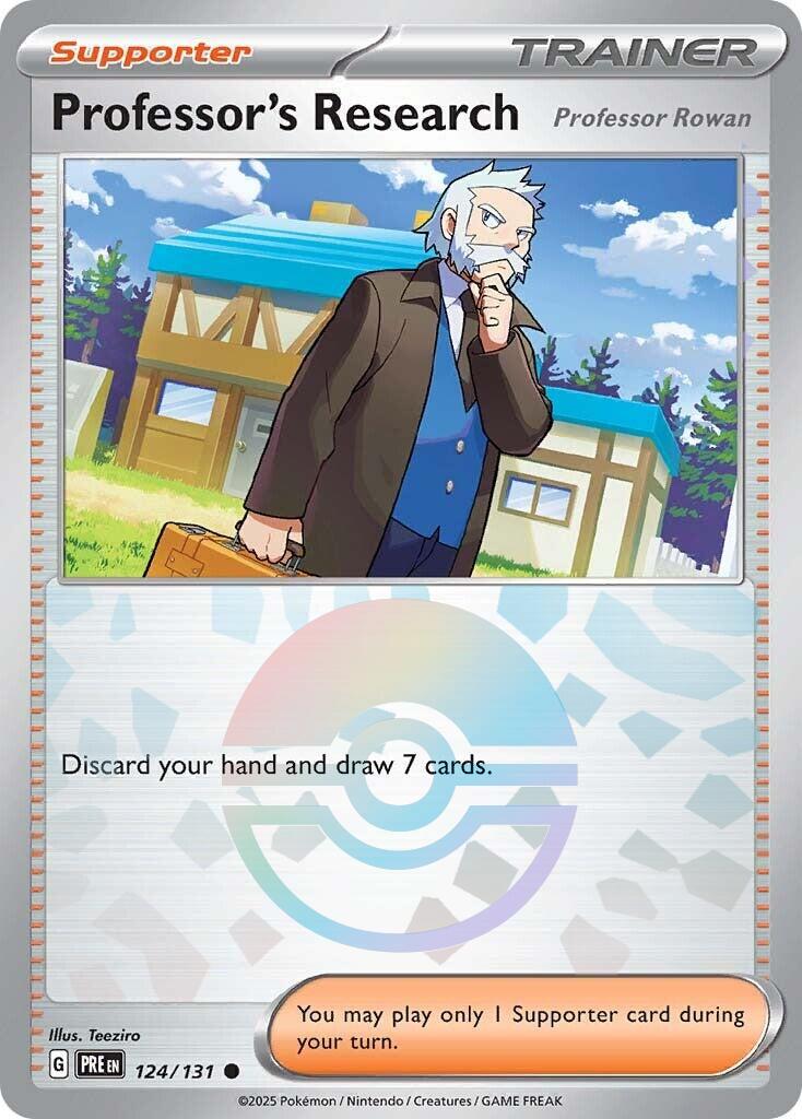 Professor's Research: Professor Rowan [Poke Ball]