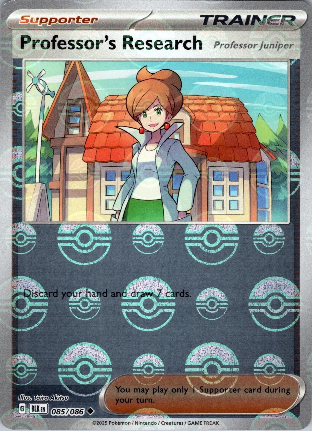 Professor's Research: Professor Juniper [Poke Ball]