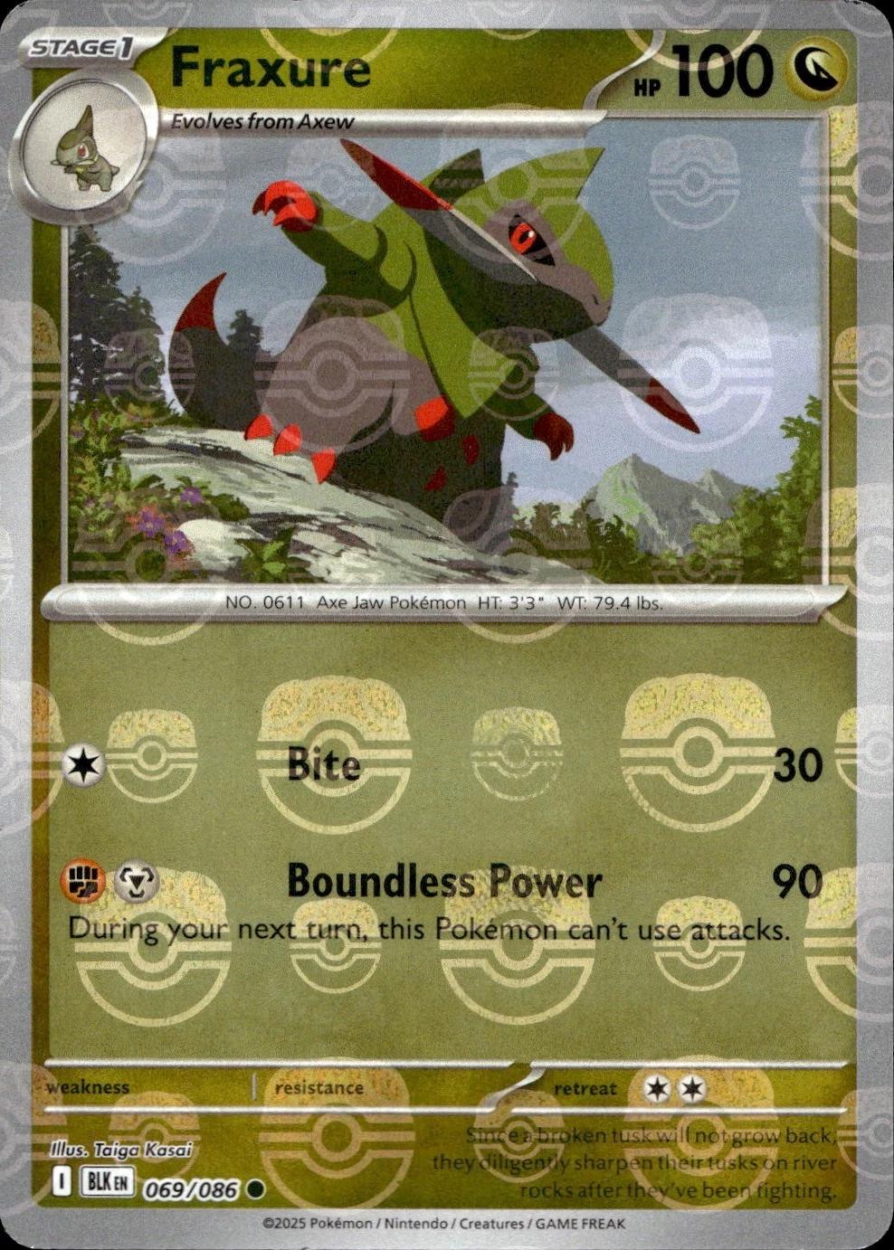 Fraxure [Master Ball]