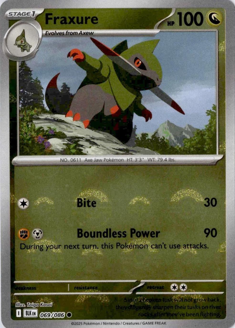 Fraxure [Poke Ball]