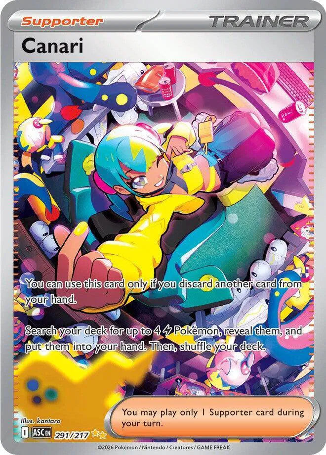Canari - 291/217 - Special Illustration Rare - Ascended Heroes