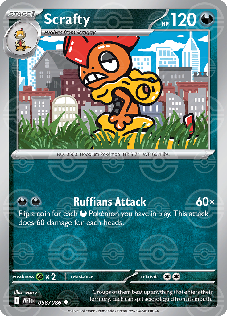 Scrafty [Poke Ball]