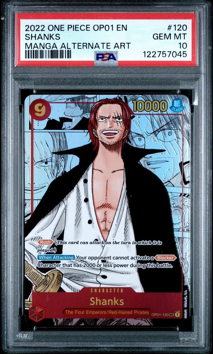 PSA graded One Piece card
